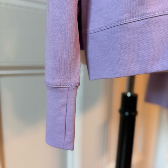 Sweaty Betty Women’s After Class Longline Sweatshirt Purple Medium Organic NWT - Picture 12 of 15